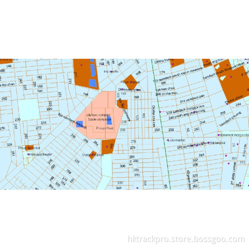 Cambodia Mapinfo Map Esri Shp Format Map (Cambodia)